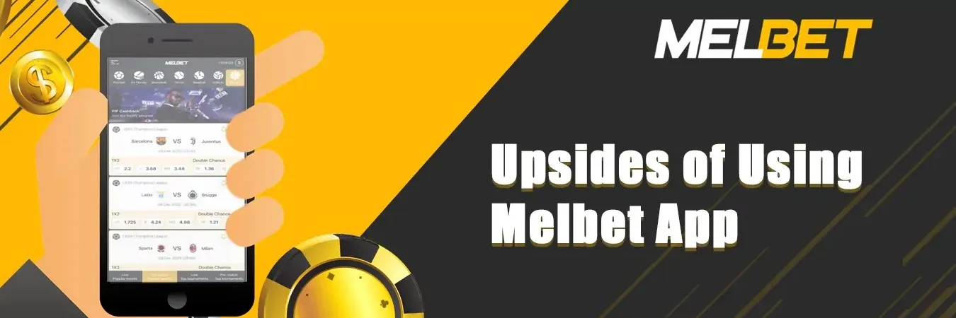 upsides Melbet app